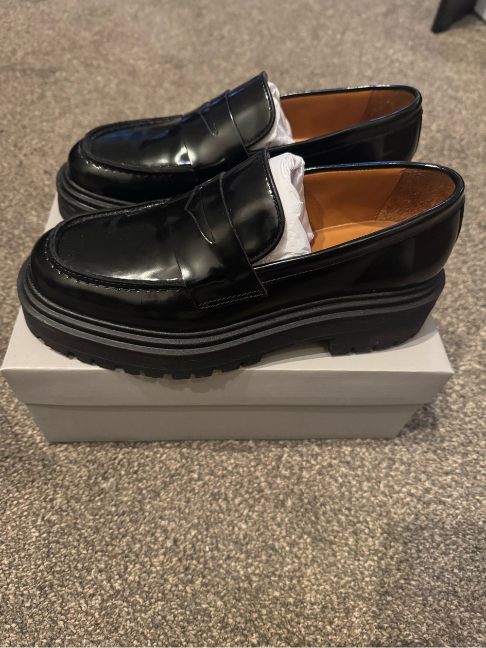 Thursday Boot Company Women's Black Patent Leather Loafers